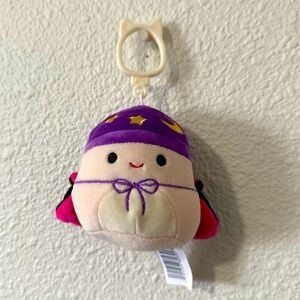 SQUISHMALLOWS Carina the Mushroom in Vampire Costume Clip-on 3.5in